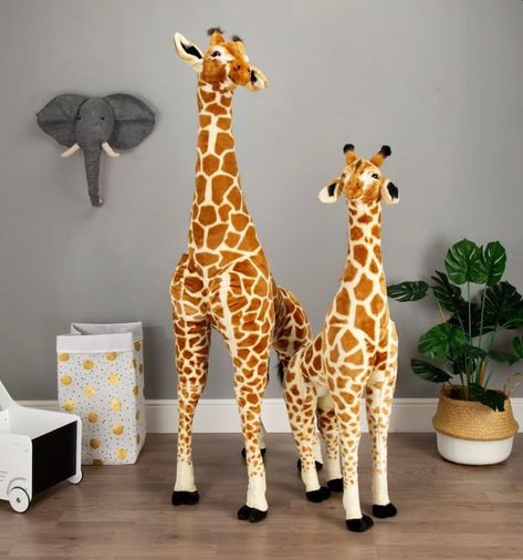 Giraffe Plush Toy Big Giraffe Huge Giraffe Safari Jungle - Etsy Canada Safari Kids Room, Boys Room Colors, Neutral Nursery Design, Giraffe Room, Jungle Themed Room, Giraffes Statues, Big Stuffed Animal, Giant Stuffed Animals, Giraffe Stuffed Animal