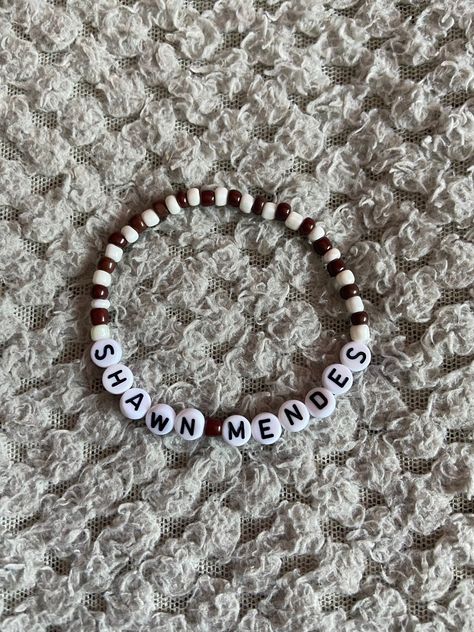 Themed Bracelets, Shawn Mendes, Matching Earrings, Let Me, Beaded Bracelets, Bracelet, Etsy Uk, Trending Outfits, Unique Jewelry