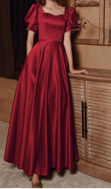 Cheap Prom Dresses Online, Casual Formal Dresses, Dress Square Neck, Prom Dresses Elegant, Vintage Prom, Formal Evening Dress, A Line Prom Dresses, Prom Dresses Online, فستان سهرة