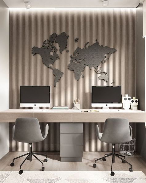 Contemporary Study, World Map Decor, Modern Office Interiors, Kids Bedroom Inspiration, Kids Bedroom Designs, Office Room Decor, Kids Interior Room, Study Room Decor, Boys Bedroom Decor