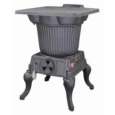 Vogelzang Rancher 1,000 sq. ft. Direct Vent Coal Stove Potbelly Stove, Coal Burning Stove, Us Stove Company, Mini Wood Stove, Camp Stoves, Stove Ideas, Wood Burning Fireplace Inserts, Wood Furnace, Stove Black