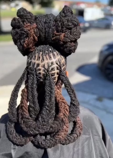 Loc Petal Bob, Microlocs Inspiration, Locs Colors, Dread Ideas, Locs Ideas, Loc Appreciation, Embrace Natural Hair, Loc Ideas, Dreads Styles For Women