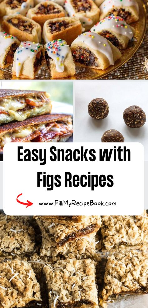 Easy Snacks with Figs Recipes ideas to create. Healthy fresh fig treats with oats and cookies vegan and vegetarian desserts, use as toppings. recipes, homemade, figs, snacks, treats, food, meals, desserts, jams, lunch, vegan gluten free Vegan Fig Dessert, Recipes Using Figs, What To Do With Ripe Figs, Recipes Using Dried Figs, Easy Fig Recipes, Fresh Fig Recipes Simple, Treats With Oats, Fresh Fig Recipes, Fig Recipes Fresh