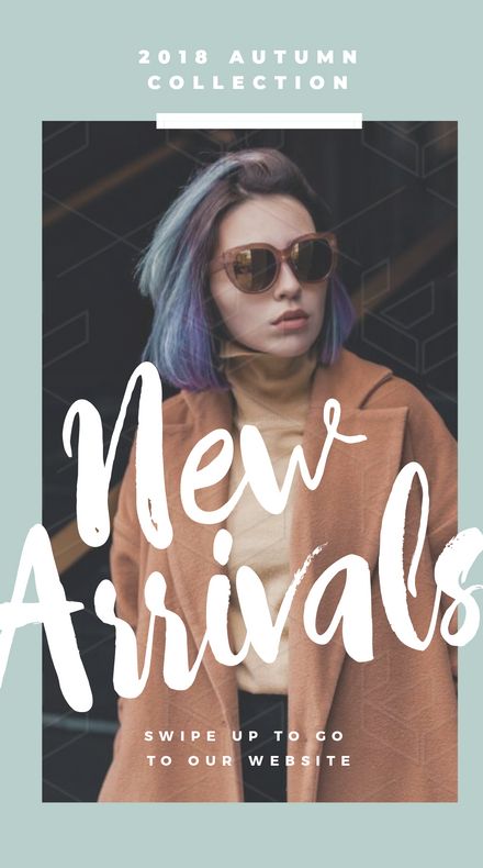 New Arrivals Fashion Collection Instagram Story Template New Collections Poster, Create Instagram Stories, Fashion Website Design, Instagram Story Ads, Logos Retro, Email Marketing Design Inspiration, Email Template Design, Fashion Poster Design, Fashion Layout