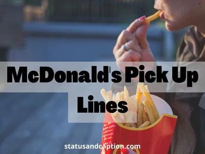 54 McDonald's Pick Up Lines {TESTED} - Statusandcaption Food Pick Up Lines, Mcdonalds Fries, Working At Mcdonalds, I Love Your Face, Mcdonald Menu, Sausage Patty, Sweet And Sour Sauce, Curry Sauce, Food Picks