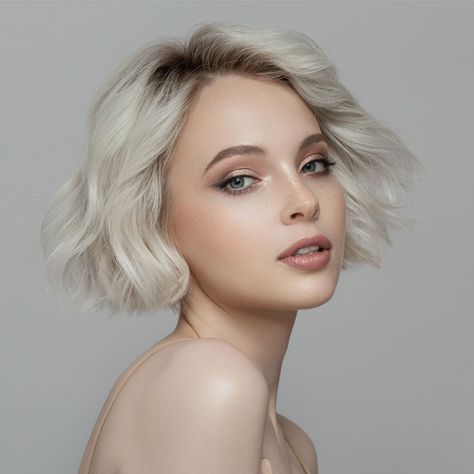 Alle lieben jetzt Vanille! Zumindest, wenn man gerade auf TikTok und Co. unterwegs ist. Was es mit dem Beauty-Trend "Vanilla Girl" auf sich hat und warum dieser nicht ganz unproblematisch ist, verraten wir dir hier. Bob Hairstyles Tutorial, Popular Blonde Hair, Best Blonde Hair Color, Blonde Hair Colour Shades, Women's Haircuts, Tan Skin Blonde Hair, Choppy Bob Haircuts, Hairstyles Tutorial, Cool Blonde Hair