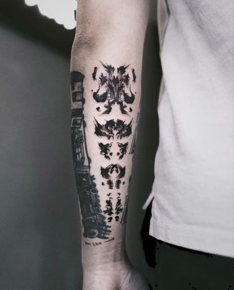 Watchmen Tattoo, Rorschach Tattoo, For My Friend, Tattoo On, My Friend, Geometric Tattoo, Flower Tattoo, Tattoos, On Instagram