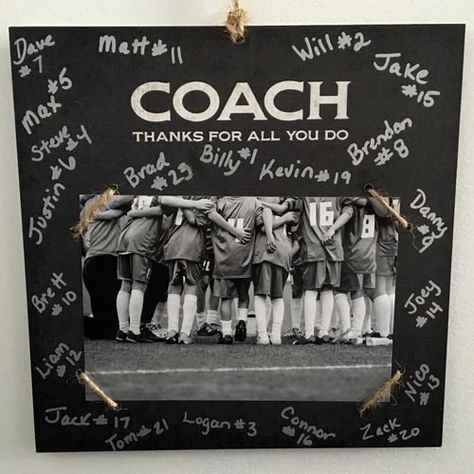 Soccer Team Mom, Coach Gift Ideas, Personalized Sports Gifts, Soccer Team Gifts, Team Mom Gifts, Lacrosse Coach, Football Coach Gifts, Soccer Coach Gifts, Mom Frame