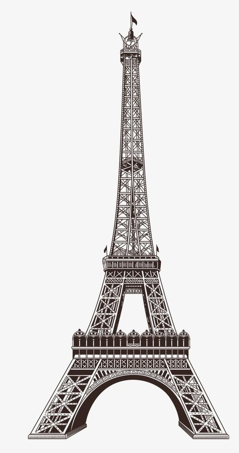 Efile Tower Drawing, Eiffel Tower Clipart, Eifell Tower Draw, Iffle Tower Sketch, Paris Png, Paris Eifle Tower, Eiffel Tower Vector, Building Png, Eiffel Tower Illustration