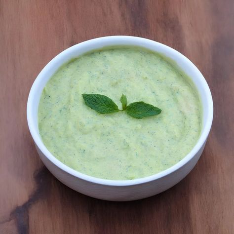 A mint chutney recipe that goes well with any Indian meal. Milder than its green chutney counterpart, this yoghurt sauce recipe can be served as a dipping sauce to accompany the dinner table. This Indian chutney recipe is spicier than traditional mint raita recipes, with just enough kick to give anything that dips into it […] The post Mint Chutney appeared first on Scrumptiously. Mint Raita Recipe, Mint Chutney Recipe, Mint Raita, Indian Chutney Recipes, Indian Chutney, Yoghurt Sauce, Mint Chutney, Indian Meal, Chutney Recipe