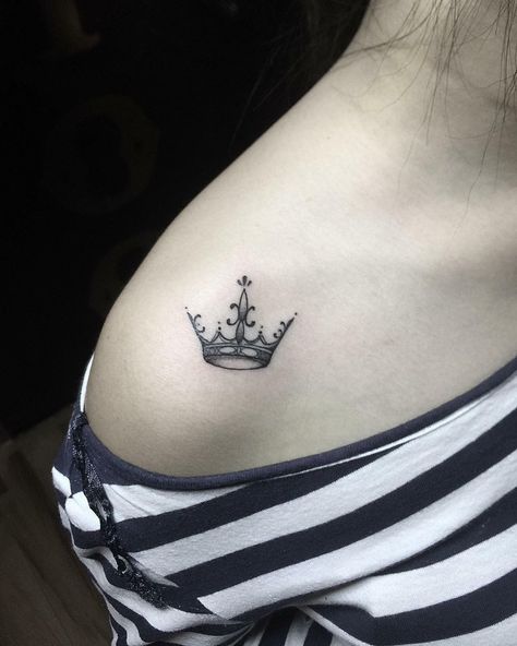 Line Crown Tattoo, Fine Line Crown Tattoo, Cool Chest Tattoos, Chest Tattoos, Crown Tattoo, Chest Tattoo, Fine Line, Triangle Tattoo, Tattoo Ideas