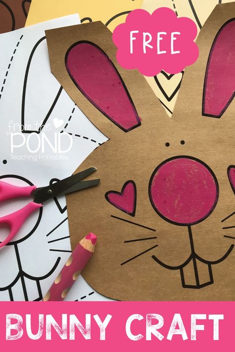 Easter Crafts Kindergarten Classroom, Paper Carrots, Rabbit Craft, Easter Kindergarten, Easter School, Bunny Craft, April Crafts, Easter Arts And Crafts, Rabbit Crafts