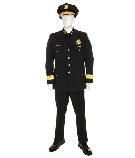 San Francisco Police Chief, Dress Uniform - Eastern Costume Police Dress Uniform, Japanese Police Uniform, Police Uniform Vest, 1970s Police Uniform, Navy Uniform Military, Military Dress Uniform, Police Uniforms, Police Chief, North Hollywood