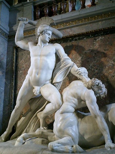 Theseus and the Minotaur // Antonio Canova, Kunsthistorisc… | Flickr Vienna Museum, Kunsthistorisches Museum Wien, Antonio Canova, Greek Heroes, Italian Sculptors, Classic Sculpture, The Minotaur, Marble Statues, Marble Sculpture