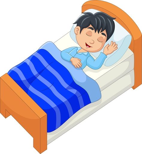 Save Energy Poster, Sleep Cartoon, Sleep Pictures, Safety Rules For Kids, Bed Vector, Boy Sleeping, Sleeping Drawing, Sleeping Man, Bed Picture