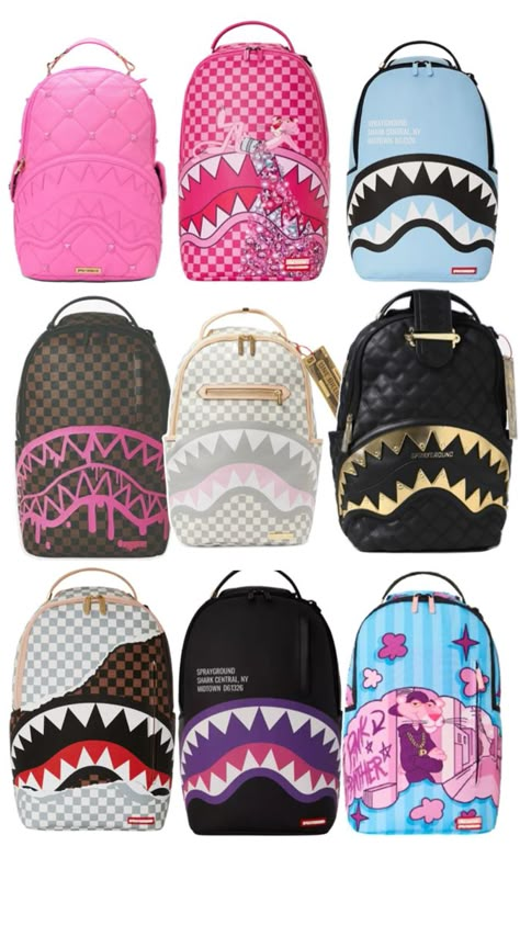 Baddie Backpacks, Bape Backpack, Spray Ground Backpack, Bape Bag, Funny Celebrity Pics, Pretty Backpacks, Cute Backpacks For School, Spray Ground, Backpack Ideas