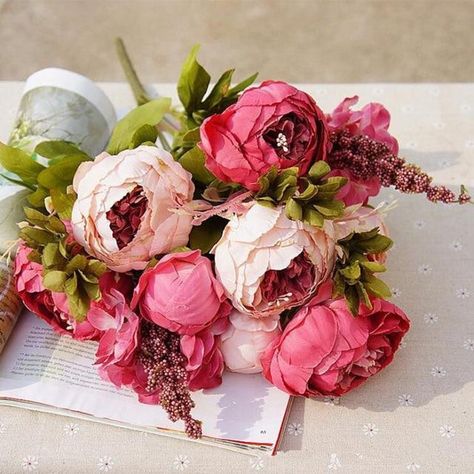 Closed Peony, Silk Peonies Arrangement, Bride Wedding Bouquet, Wedding Bouquet Artificial, Spring Blooming Flowers, Peony Buds, White Peonies Bouquet, Peony Arrangement, Flowers Peonies