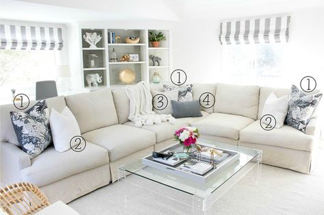 Large sectional living room