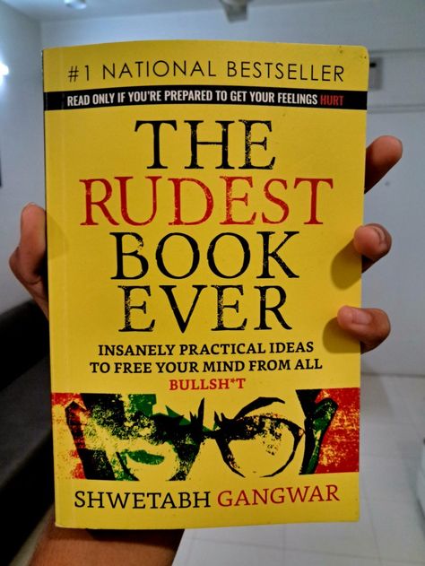 The Rudest Book Ever, Rudest Book Ever, Genre Of Books, Writing Style, Types Of Books, Pursuit Of Happiness, Free Mind, Brutally Honest, Self Help Book