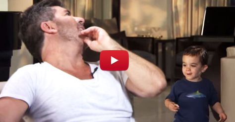 Simon Cowell Son, Cute Video, Irish Art, Celebrity Kids, Simon Cowell, Simon Says, Too Cute, Cute Gif, Movie Stars