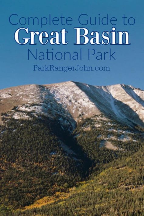 Epic Guide to Great Basin National Park in Nevada including things to do, hiking, camping, nearby lodging, history, how to get to the park and more. Nevada National Parks, Utah National Parks Road Trip, Great Basin National Park, Us Forest Service, Great Basin, National Park Road Trip, Utah National Parks, Park Ranger, Forest Service