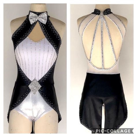 Dance Leotards Costumes, Tap Competition Costumes, Acro Jazz Dance Costumes, Tuxedo Dance Costume, Jazz Competition Costume, Dark Jazz Dance Costumes, Modern Dance Costumes, Dance Costume Stoning Patterns, Two Piece Jazz Dance Costumes