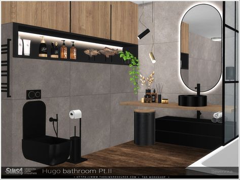 The Sims Resource - Hugo bathroom Pt.II decor Sims 4 Cc Bathroom Patreon, Sims 4 Bathroom Cc, Wall Radiators, Sims 4 Bathroom, Sims Cc Furniture, Sims 4 Decor, Sims 4 Tsr, Mod Furniture, Ts4 Mods