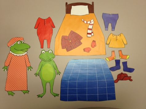 FROGGY GETS DRESSED Froggy Books, Clothes Esl, Froggy Gets Dressed, Library Storytime, Clothes Study, Clothing Study, Folder Ideas, Flannel Board Stories, Flannel Friday