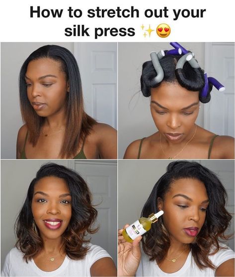 Voice Of Hair, Hair Description, Pressed Natural Hair, A Blowout, Silk Press Natural Hair, Flexi Rods, Hair Elixir, Hair Quiz, Vegan Ingredients