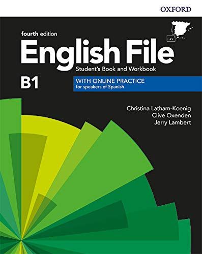 English file : intermediate - Christina Latham-Koenig ... [et al.], 4th ed. Oxford University Press, 2019. Student's book and workbook ; Entry checker ; Workbook answer key ; Teacher's guide ; Class audio CDs. Spanish Practice, Practice English, English Learning Books, Oxford English, English File, Oxford University Press, Teacher Guides, English Book, Oxford University