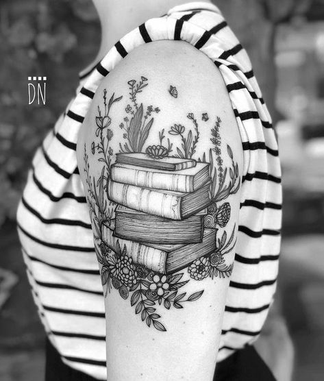 Pretty Skull Tattoos, Lace Skull Tattoo, Literary Tattoo, Book Literature, Teacup Tattoo, Books And Flowers, Small Wolf Tattoo, Skull Hand Tattoo, Children Stories