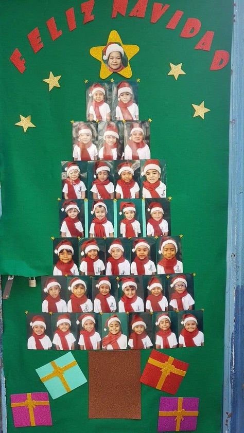 Christmas Decor Ideas Diy Classroom, Christmas Wall Displays Classroom, Preschool Christmas Tree Decorations, Christmas Classroom Decorations For Kids Door Decorating, December Window Display Preschool, Christmas Classroom Door Decorations For School, Preschool Christmas Decorations Classroom, Christmas School Decor Ideas, Christmas Decorations Preschool