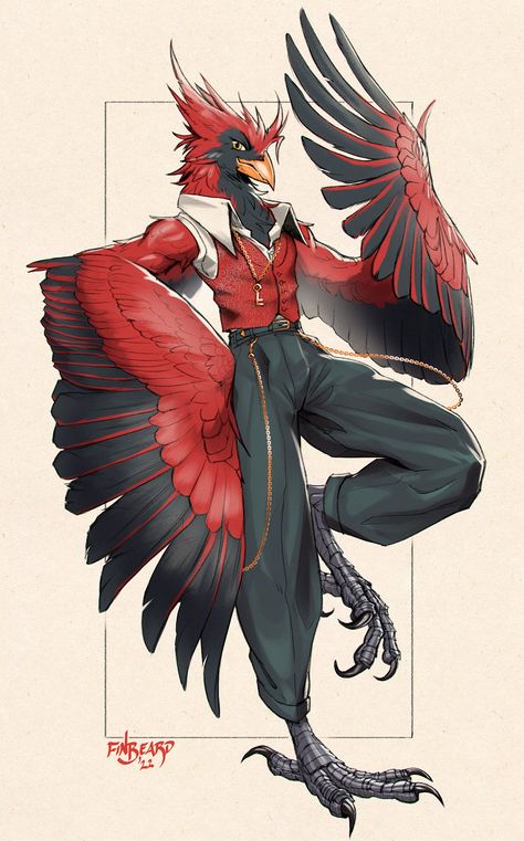 Bird People, Dungeons And Dragons Characters, Dnd Art, Modern Fantasy, Fantasy Artist, Dnd Characters, Creature Design, Character Portraits, Creature Art