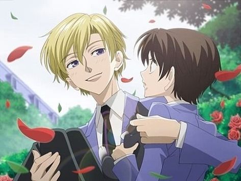 Tamaki And Haruhi, Tamaki Suoh, Ouran High School Host Club Funny, Host Club Anime, Ouran Highschool, Ouran Host Club, School Clubs, Ouran High School Host Club, High School Host Club