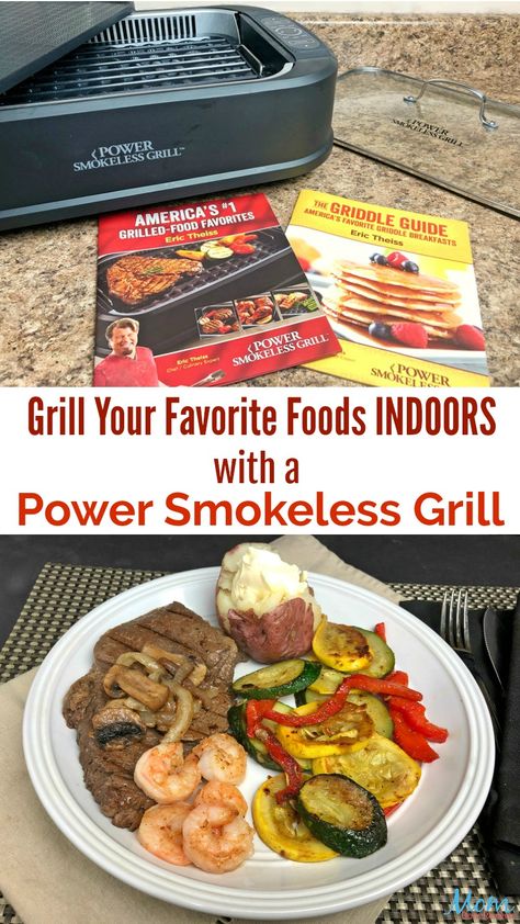 Grill Your Favorite Foods INDOORS with a Power Smokeless Grill! #GiftsforMom19 - Power Xl Grill Recipes, Indoor Smokeless Grill Recipes, Electric Grill Recipes Indoor, Foil Grilling Recipes, Electric Grill Recipes Outdoor, Powerxl Smokeless Grill Recipes, Cuisinart Griddler Recipes Indoor Grill, Fall Grilling, Indoor Grill Recipes