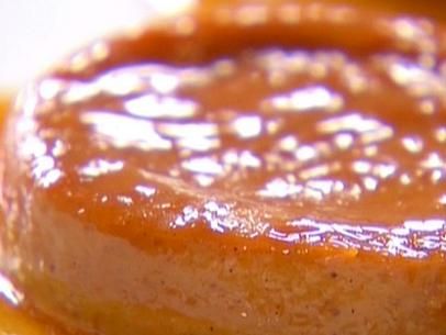 Pumpkin Flan Recipe, Spanish Thanksgiving, Pumpkin Flan, Ellie Krieger, Traditional Pumpkin, Flan Recipe, Sugar Pie, Thanksgiving Meal, Honey Buns