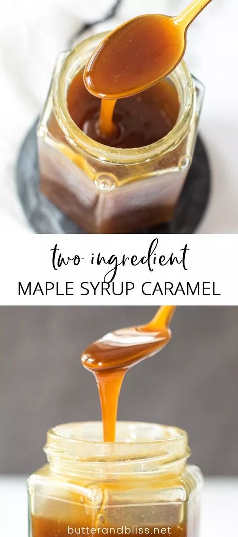 Maple Sauce, Maple Syrup Caramel Sauce, Maple Syrup Caramel, Maple Syrup Gift Ideas, Olive Oil And Maple Syrup Caramel, Olive Oil Maple Syrup Caramel, Corn Syrup Free Caramel, Caramel Simple Syrup Recipe, Healthy Maple Syrup