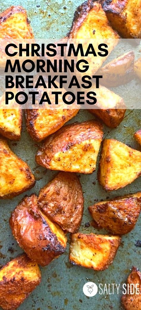 Christmas Brunch Potato Recipes, Potatoes For Brunch Breakfast, Breakfast Potatoes Make Ahead, Breakfast Potatoes Recipe Oven, Best Brunch Potatoes, Christmas Morning Breakfast Sides, Recipes For Breakfast Potatoes, Breakfast Potatoes Russet, The Best Breakfast Potatoes