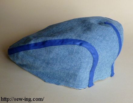 How to make flat cap Newsboy Hat Pattern, Gatsby Hat, Sewing Hats, Hat Patterns Free, Hat Patterns To Sew, Flat Hats, Cap Patterns, Trendy Hat, Sewing Tutorials Free