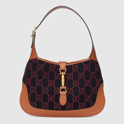 Shop the Jackie 1961 small shoulder bag in blue at GUCCI.COM. Enjoy Free Shipping and Complimentary Gift Wrapping. Jackie 1961 Small Shoulder Bag, Fancy Purses, Slouchy Hobo Bag, Gucci Store, Bags Gucci, Alternative Metal, Hobo Bags, Beauty Items, Small Shoulder Bag