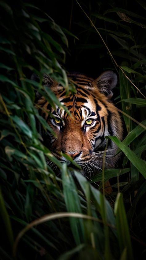 Tiger Wallpaper Iphone, Bedroom Jungle, Tiger Spirit Animal, Big Cat Species, Tiger Photography, Android Wallpaper Black, Wild Animal Wallpaper, Tiger Wallpaper, Dark Art Photography