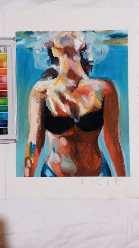 Girl Underwater #Oilpastel#arts#artsthetic Girl Underwater, Soft Pastel Art, Oil Pastel Drawings, Arte Sketchbook, Oil Pastels, Ap Art, Body Drawing, Pastel Drawing, Pastel Art