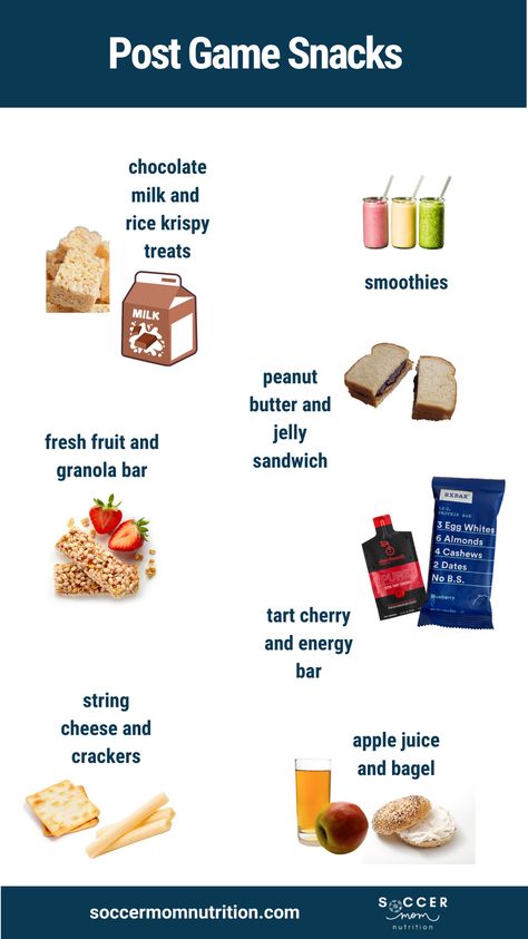 If you play soccer, you know how much energy, stamina and skill it takes to perform well. That’s why you need to know the best snacks for soccer players so you can fuel well before, during and after a game. Pre Soccer Game Meals, Soccer Practice Snacks, Soccer Food, After Soccer Game Snacks, What To Eat Before Soccer Practice, Best Food To Eat Before A Soccer Game, Soccer Game Snacks, Soccer Snacks, Team Snacks