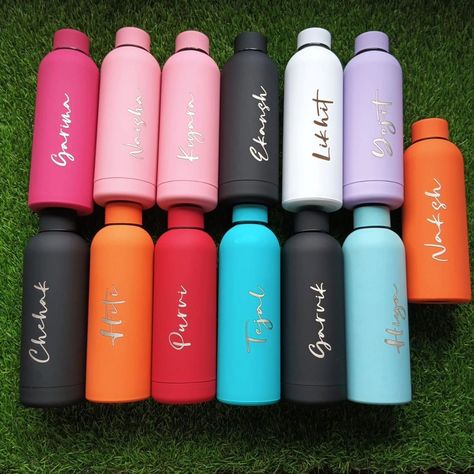 Insulated bottles 🌸 500 ml Water remains hot and cold for 5 to 6 hours Random colour will come acc to gender #insulatedbottle #bottle #mattebottle #waterbottle Cute Kitchen, Vintage Journal, Insulated Bottle, July 25, Water Bottle, Tumbler, Water, Quick Saves