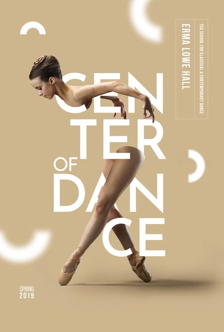 Center of Dance - Graphis Text And Image Design Compositions, Poster Composition, Dance Poster Design, Poster With Text, Text Composition, Mises En Page Design Graphique, Dance Logo, Ballet Posters, Graphisches Design