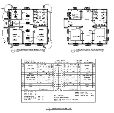 Electrical Layout plan of House pdf file. Find here ground floor electrical layout plan and power ground floor layout plan also have penal load schedule. Electrical Floor Plan Layout, Power Layout Floor Plan, Lighting Floor Plan, Lighting Layout Floor Plans, Electrical Layout Plan Home, Electrical Floor Plan, Electrical Layout Plan, Plan Of House, Floor Layout Plan