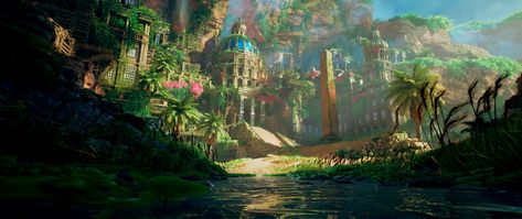 ArtStation - New Babylon (UE4), Miha Maruško Fantasy Fort, Mini Photo Studio, Lost Paradise, Alternate Worlds, Ancient Mesopotamia, Architectural Styles, Fantasy City, Fantasy Castle, 판타지 아트