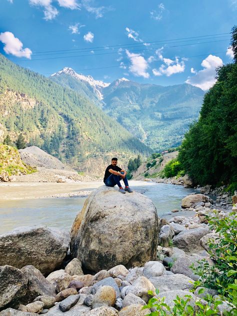 Nature photography | the himalaya ~ rivers | greenery| water | rock | camping | at river side River Side Photography, River Side, Camping Nature, Pebble Beach, Art Deco Engagement Ring, Art Deco Ring, Arts And Crafts For Kids, Art For Sale, Art For Kids