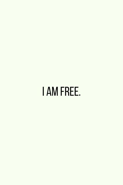 YOU ARE FREE. Doing What You Want Quotes, I Am Free Quotes Freedom, I Am Free Affirmation, Quotes About Freedom Be Free, I Want To Be Free Quotes, Do What You Want Quotes, Be Who You Are Quotes, Freedom Quotes Life Be Free, Manifesting Freedom