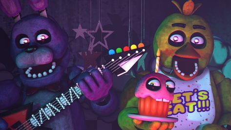 Chica And Bonnie, Bonnie And Chica Fnaf, Fnaf Bonnie And Chica, Freddy And Bonnie, Bonnie And Chica, Bonnie And Freddy, Silly Love, Group Cosplay, Fnaf Freddy